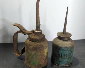 Vintage John Deere Oil Cans