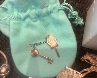 authentic Tiffany and Company charms
