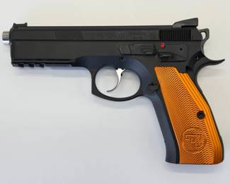 1 CZ75SPO1WShadowOrangeGripsNeverBeenFired