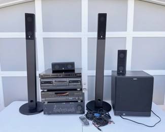 35 YamahaSonyTechnicsStereoSystem