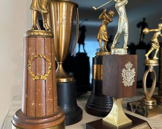 Dickson County TN bowling and Gold Trophies circa 1960