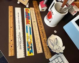 Vintage rollers, one from Marshall and Bruce