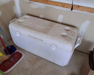 Large cooler camping