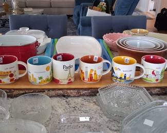 Nice collection of Starbucks coffee mugs from various States