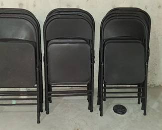 Folding card table chairs
