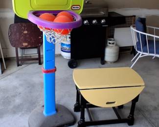 Adolescent basketball net