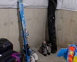 Winter snow skis