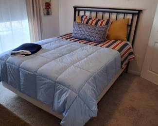  full of bed with frame and headboard