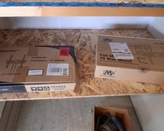 Two flat screen television wall mounts priced individually