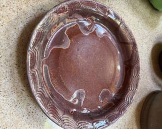 pottery plate