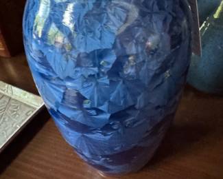 Crystalline glaze vase