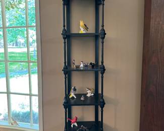 One of a pair of hanging shelves