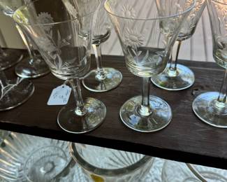 more stemware 