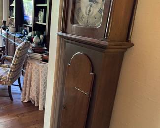 antique long case clock