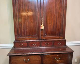 Antique blind cupboard