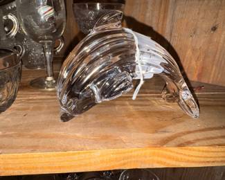 Artglass dolphin