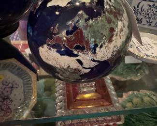 James Winberry Artisan glass paperweight 