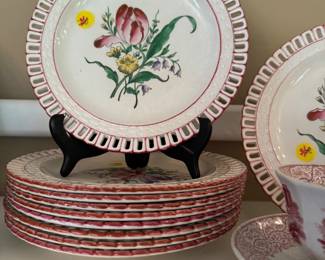Set flower plates 