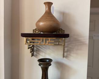 NC Pottery on wall bracket