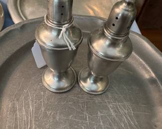 pewter salt and pepper