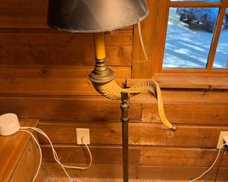 ram horn floor lamp