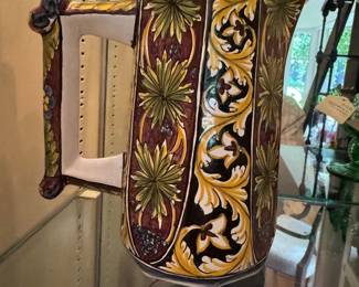 Italian ceramic pitcher