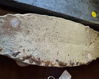 one of two early Mark Hewitt footed platters