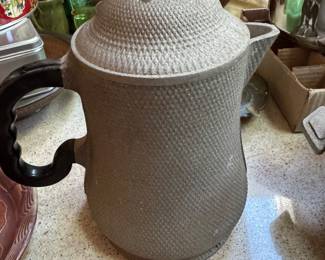 Interesting aluminum coffee pot