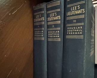 3 volumes Freeman’s Lee’s Lieutenants 