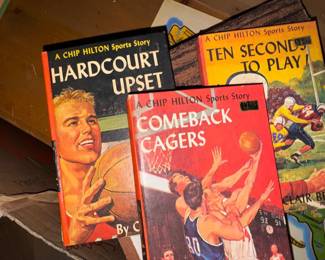 vintage teen boy sports books