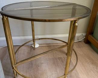 Brass Side Table 