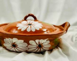 Clay, lead free cazuela.