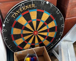 Great shape for a high standard dart board!