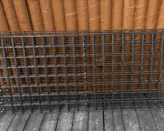 Metal grids originally used for wine racks / great for workshop hanging tools
