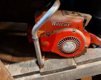 Wright chain saw for those that lift it!
