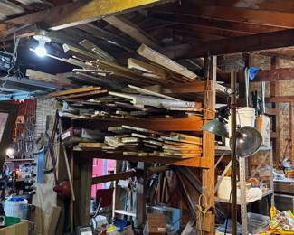 Lots of lumber bring a truck and some help