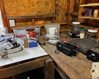 Nuts, long and short bolts and everyday cottage hardware