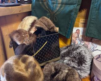 Fur hats and stoles
