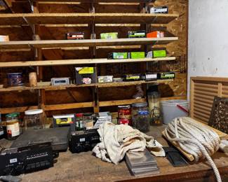 Nuts, long and short bolts and everyday cottage hardware