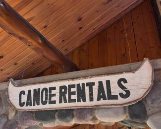 Vintage wooden signage 