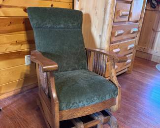 Antique grandmother's rocker chair