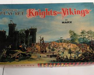 MARX Mini Knights and Vikings Set