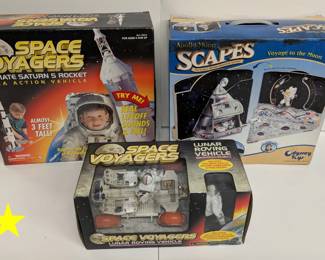 SPACE VOYAGERS and SCAPES Space Toys