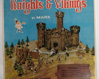 MARX Knights & Vikings Playset