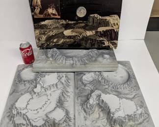 ECO Moon Space Diorama with box