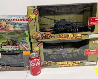 Mixed Vintage Army Toys in package
