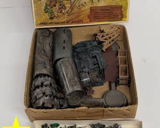 MARX Knights & Vikings Playset