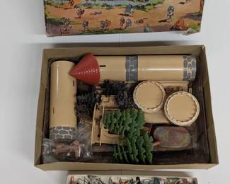 Miniature Knights And Castle Playset