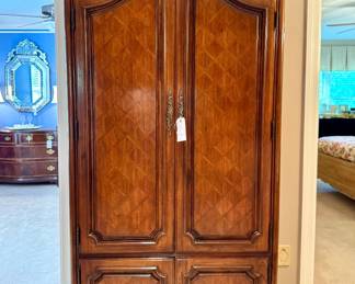 $550. .Thomasville armoire. Excellent condition. Well scaled for smaller spaces. 38 x 18 x 79. 