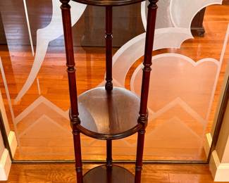 $200. 3-tier shelf by Kling Furnishings. 11w x 42H